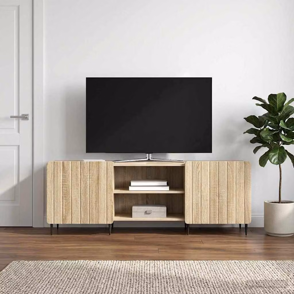 Mobile TV vidaXL Rovere Sonoma Marrone L: 150 cm, P: 31 cm, H: 52 cm