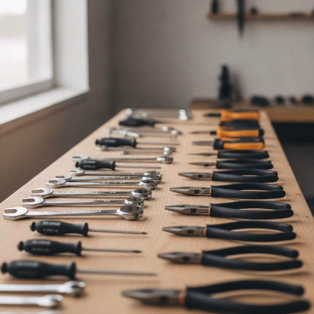 Top Tools Feltrini autoadesivi, bianchi, 106 pezzi.