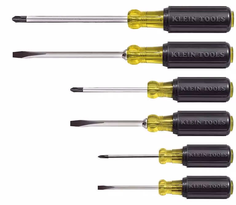 Set di cacciaviti, impugnatura ergonomica, 6 pezzi, marca KLEIN TOOLS, modello 85074