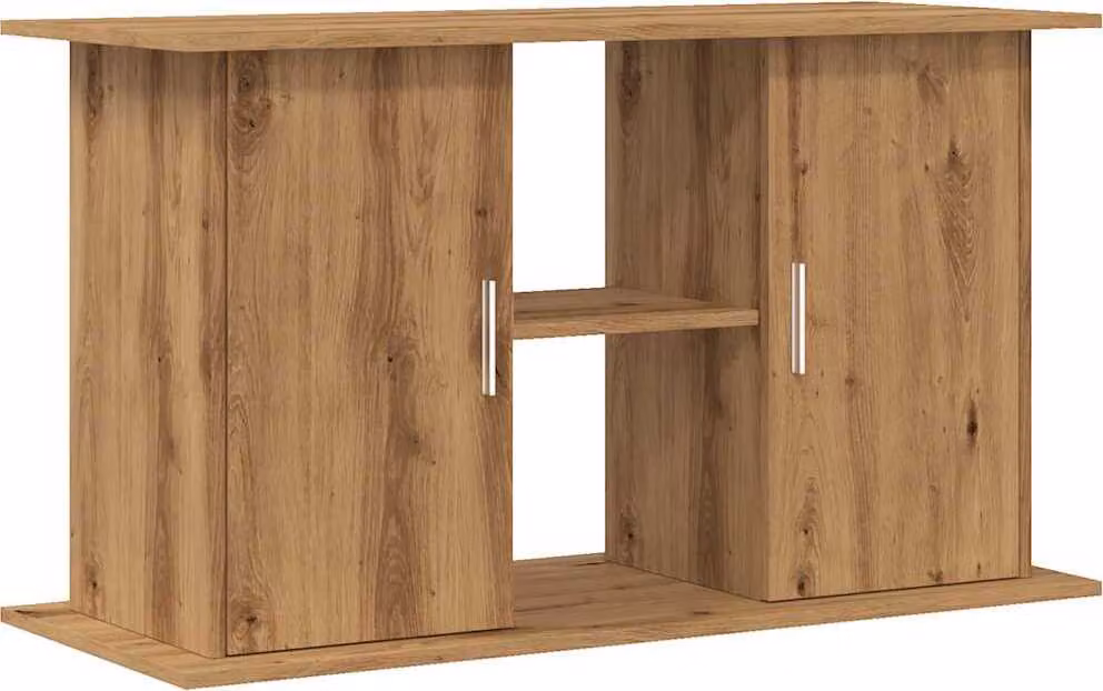 Supporto per acquario artigianale in rovere 101x41x58 cm in legno ingegnerizzato