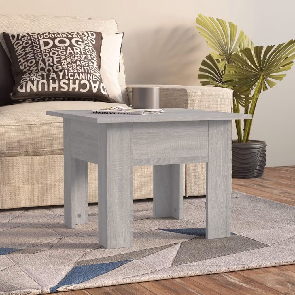 Maison Exclusive - Tavolino grigio Sonoma 55x55x42 cm Materiale ligneo