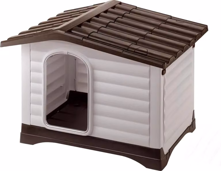 Ferplast Doghouse Villa 90 88x72x65 cm grigio 87255099