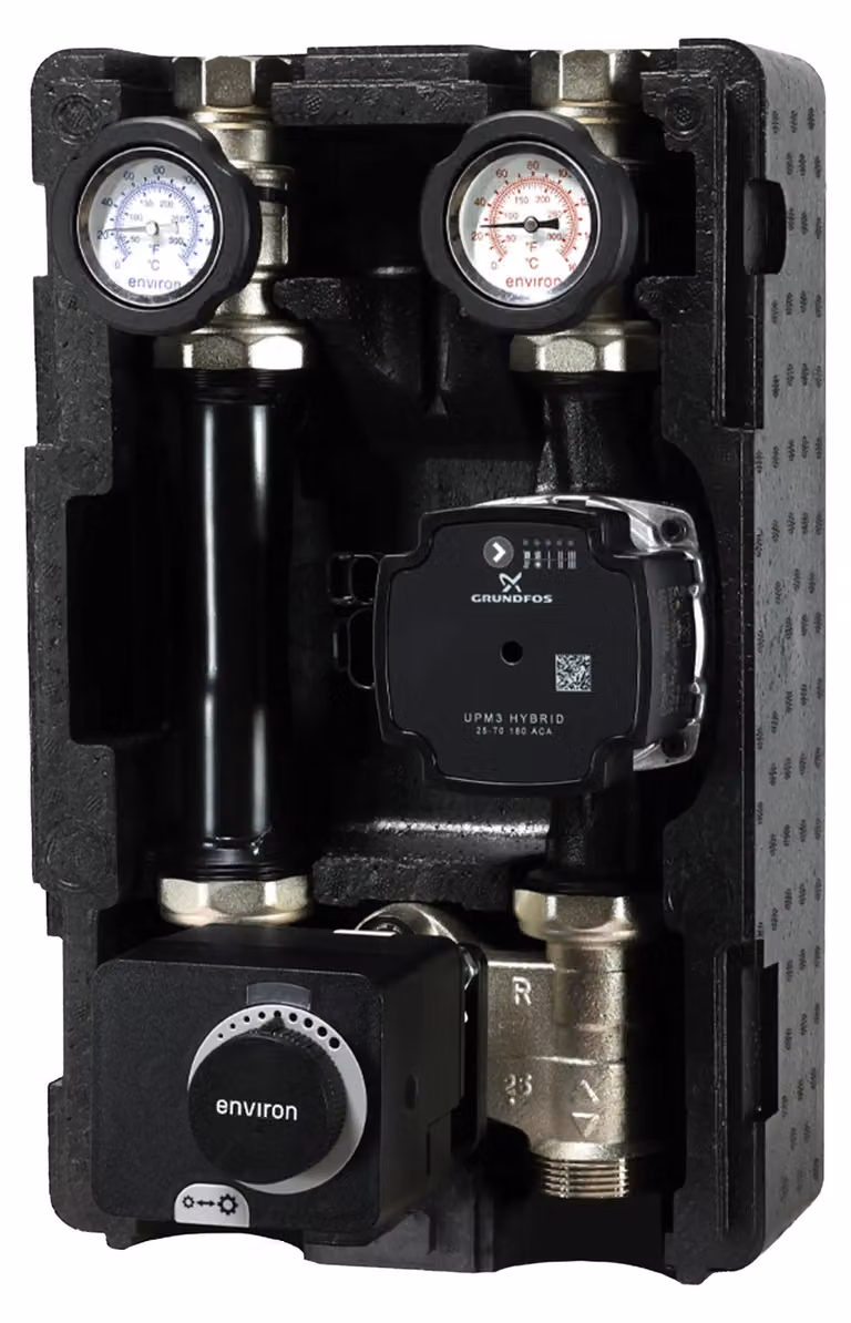 Gruppo pompa Grundfos UPM3 S Auto, versione H, per l'impianto Environ ProfiMix EN001