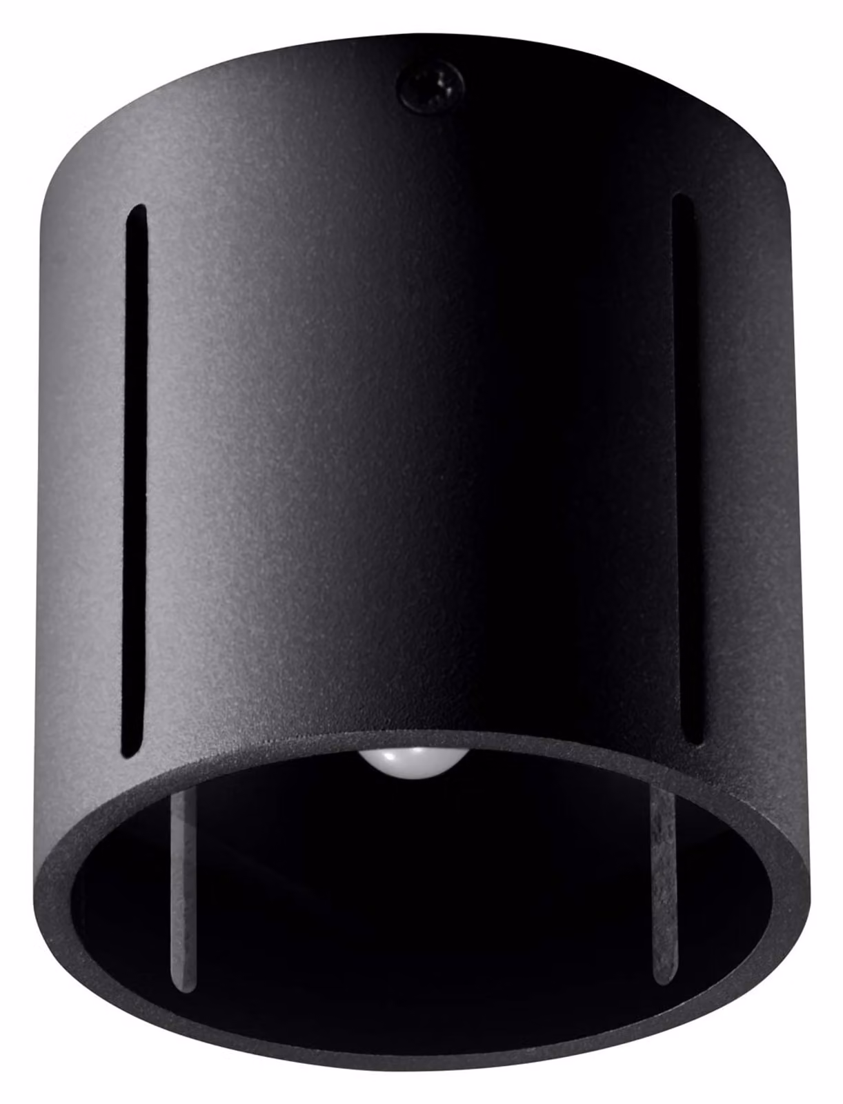 Lampada da soffitto INEZ nero 1xG9 8W alluminio 10x10x10cm Sollux Lighting