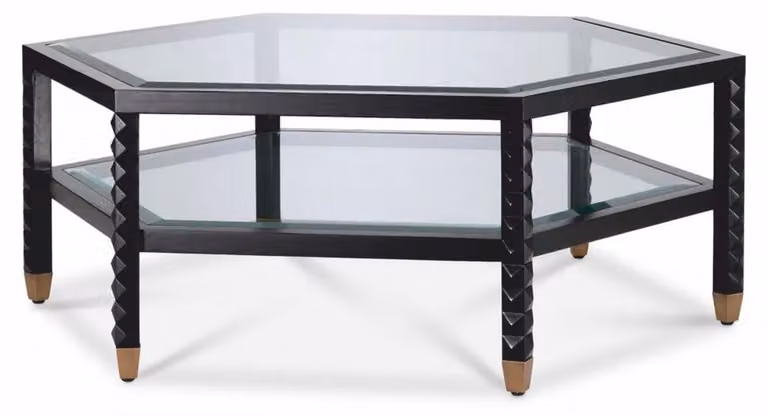 Casa Padrino tavolino nero / bronzo 120 cm - Mobili per hotel e soggiorni