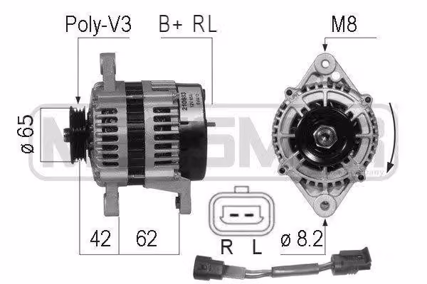 Alternatore 65A