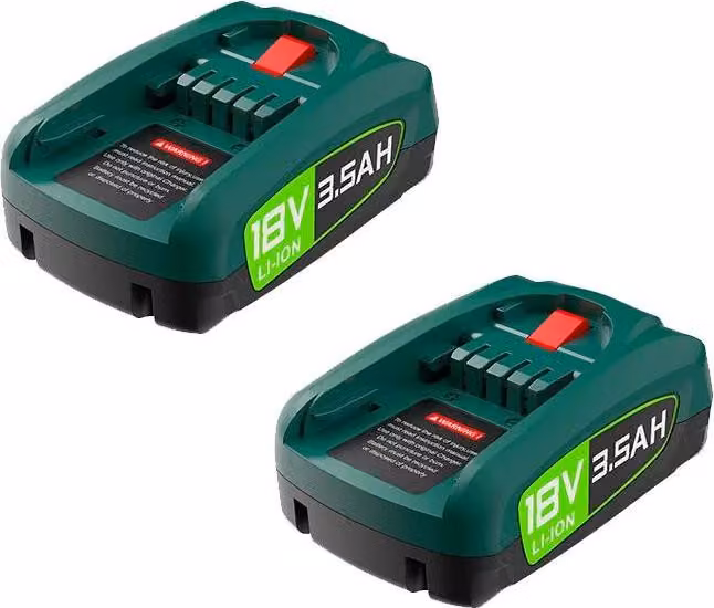 Batteria di ricambio, capacità 3500mAh, compatibile con gli utensili elettrici, 2pcs 3500mAh