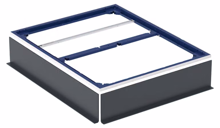 Geberit Duofix cadre d'installation pour surface de douche, pour sept pieds, 110x90cm, 551.513.00.1, 551.513.00.1