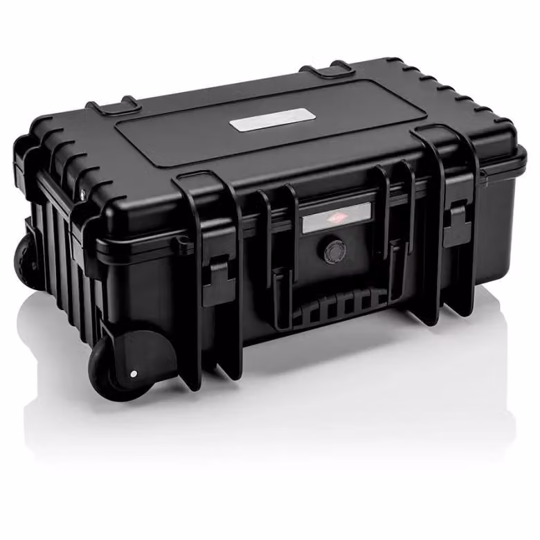 Valigetta portautensili vuota Knipex Robust26 Move impermeabile in plastica e alluminio con divisori regolabili e tasche, colore Nero – 2