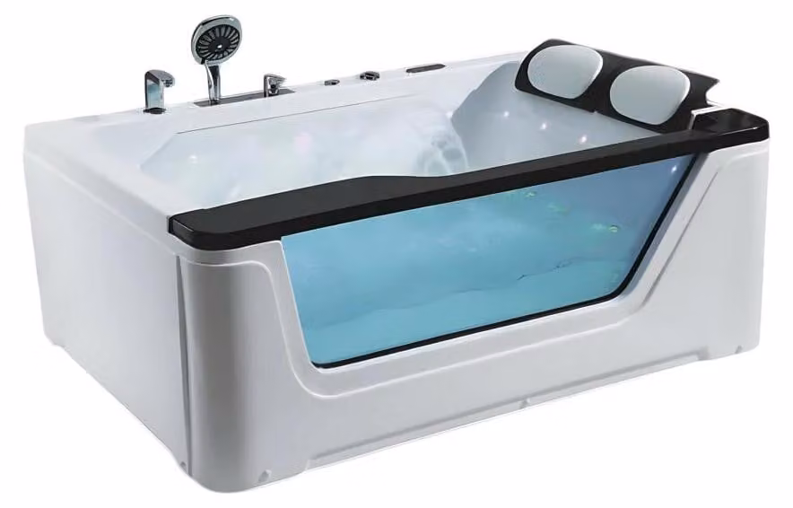 Massagebadewanne Whirlpool Badewanne Blubberbad Spa-Bad Whirlwanne 170x120 cm