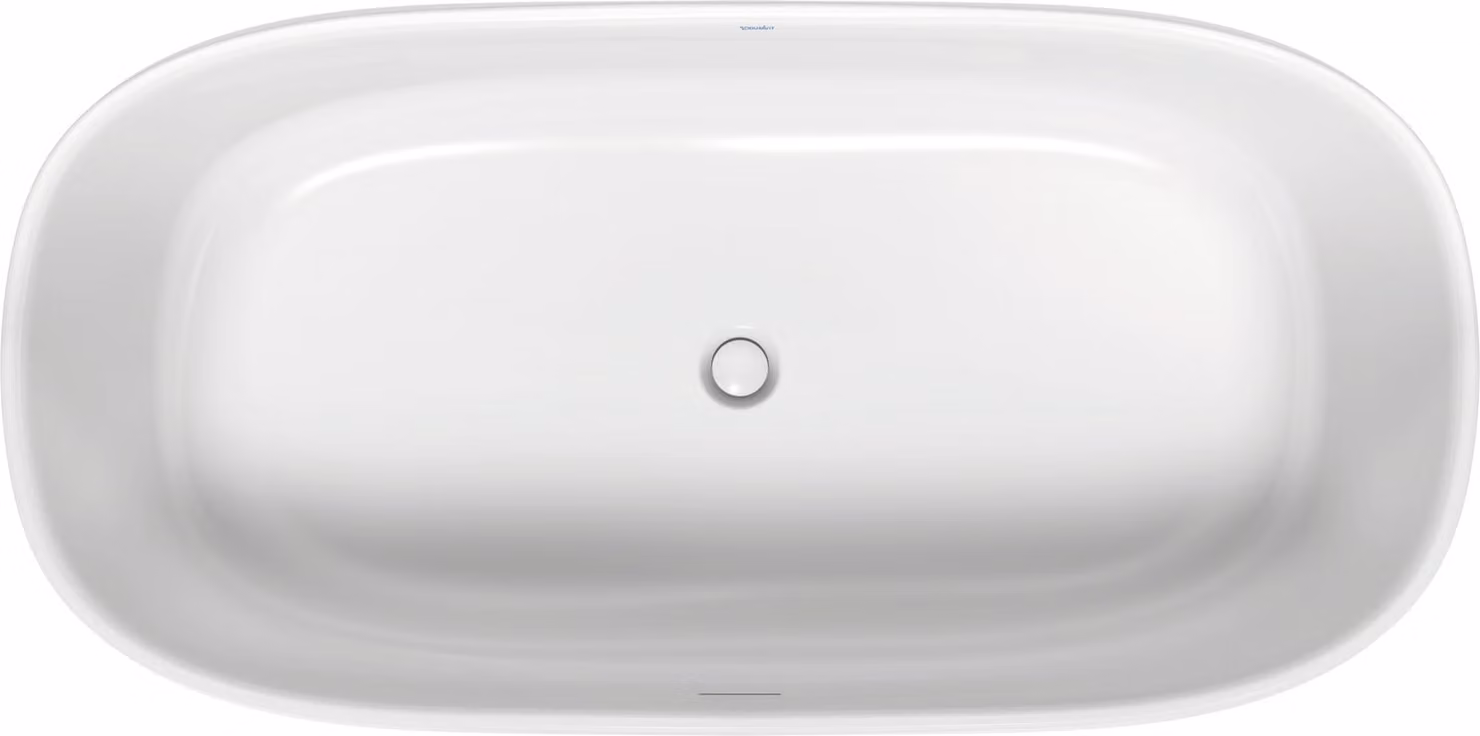 Duravit Zencha Baignoire en pose libre ovale, habillage sans soudure, 1800x900mm, blanc mat, 700463000000000, 700463000000000