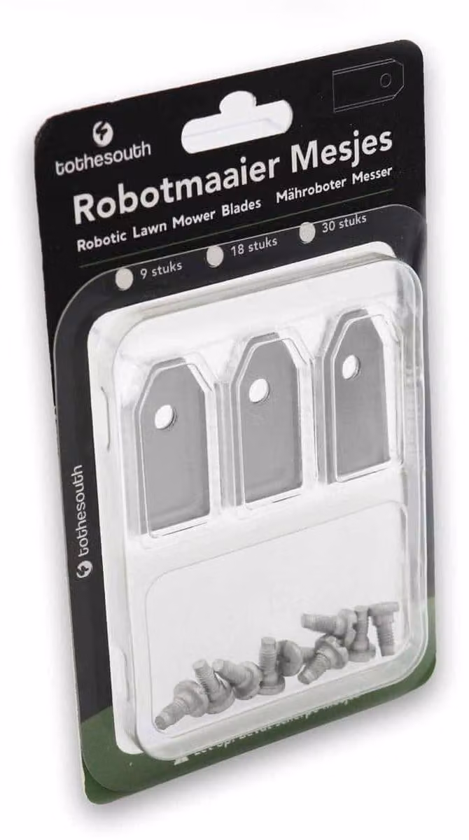 Lame per tosaerba robot – acciaio – 60 pezzi