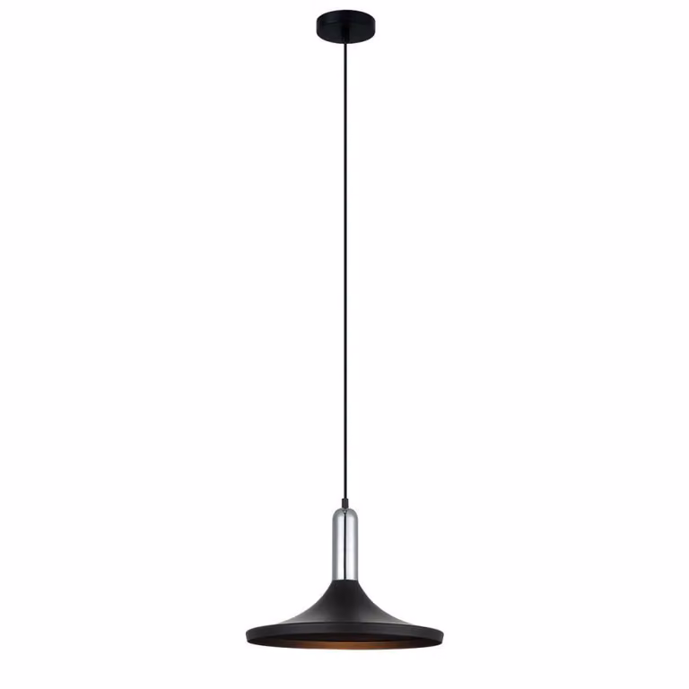 Italux Lusty, lampada a sospensione moderna in argento MDM-3027/1 BK+CR