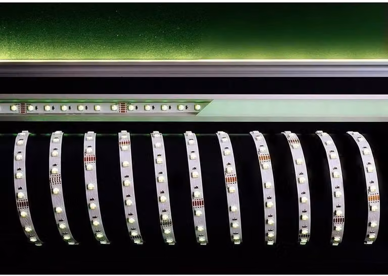Striscia LED flessibile Deko-Light, 60 LED/m (SMD 5050), 24 V, 650 W RGB+3000 K 27000 lm 120°, CRi >90, dimmerabile, rotolo da 50 metri