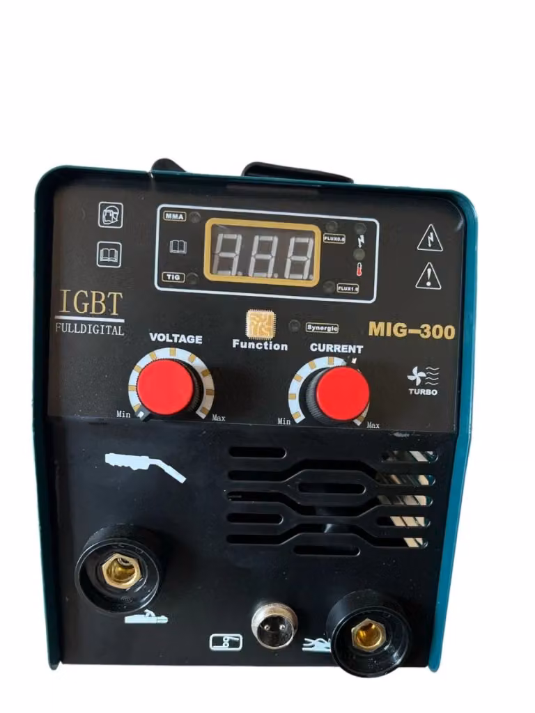Saldatrice a filo continuo Topolenashop 300A MIG-MMA-IGBT Inverter No Gas Blu con elettrodo 07610 – 2