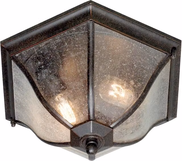 Plafoniera esterna bronzo anticato 2xE27 60W Elstead New England
