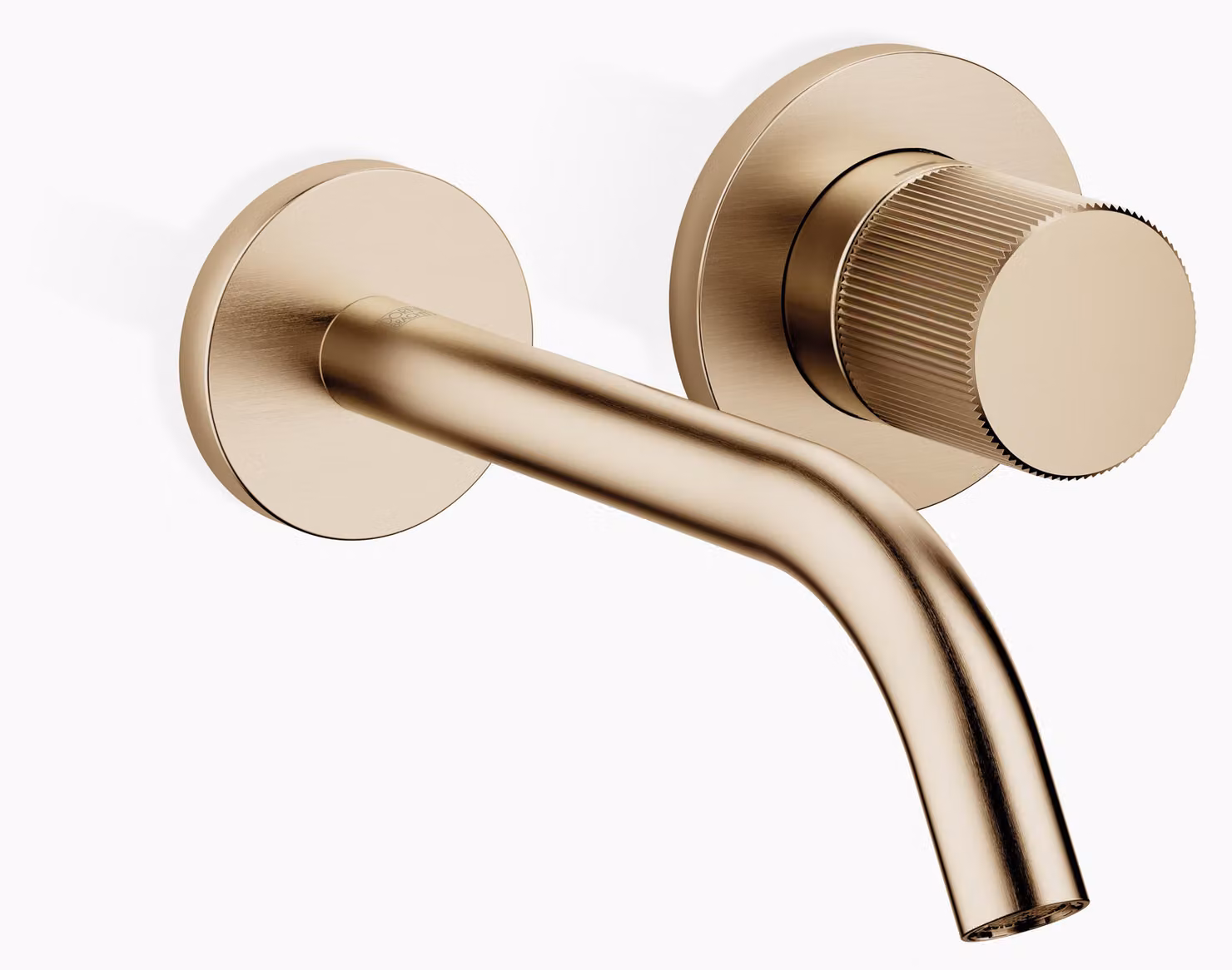 Dornbracht META Mitigeur monocommandé mural pour lavabos sans vidage, saillie 190mm, bec fixe, 36860664-27, 36860664-27