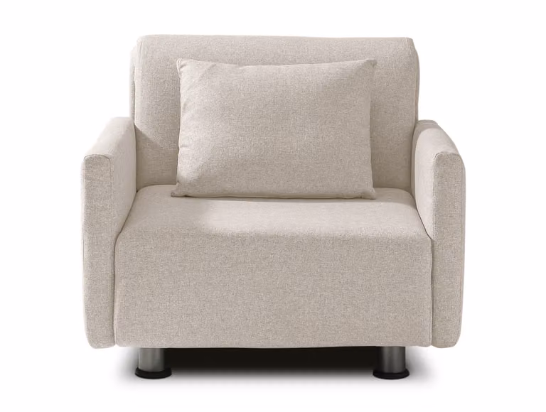 Divano Letto EDITH Beige 80x190 cm
