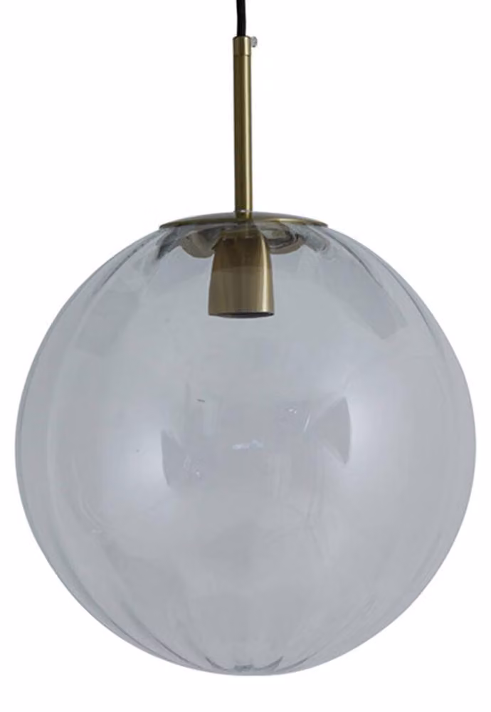 Lampada a sospensione - oro - MAGDALA - vetro - Ø 40cm - E27 - 2957363 - Light & Living
