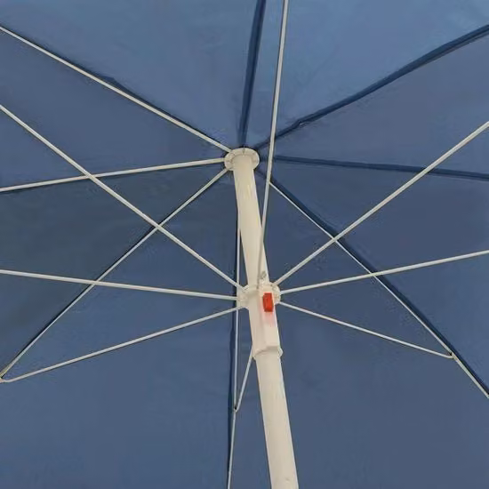 Parasole da Spiaggia Blu - 300 cm - Protezione UV - Resistente al Vento e Duraturo - Per Spiaggia, Giardino e Terrazza