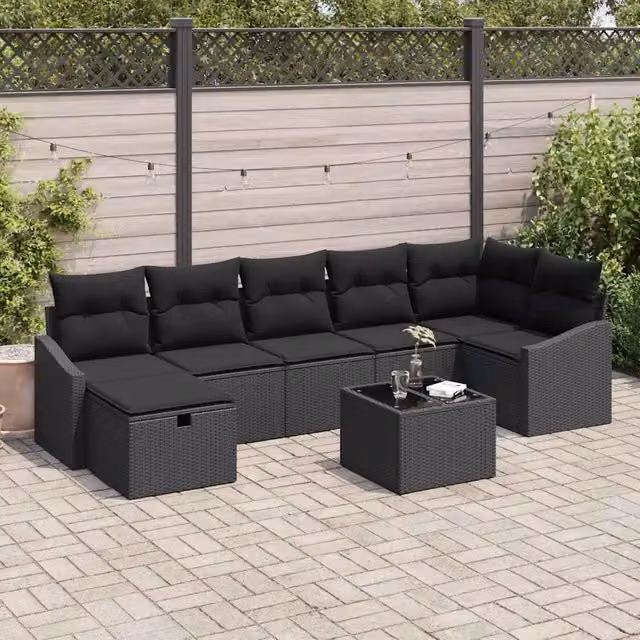 Set di divani 8 pz polyrattan 3359312