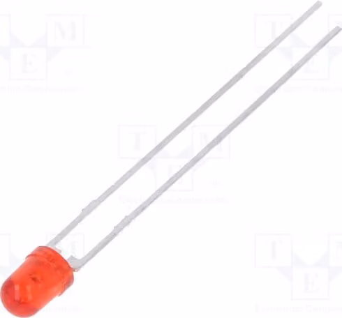 2 LED, 10-15 mcd, 3 mm, rosso, TLHR4205, diodi LED a montaggio superficiale (SMD), 3 mm, angolo di emissione 22°