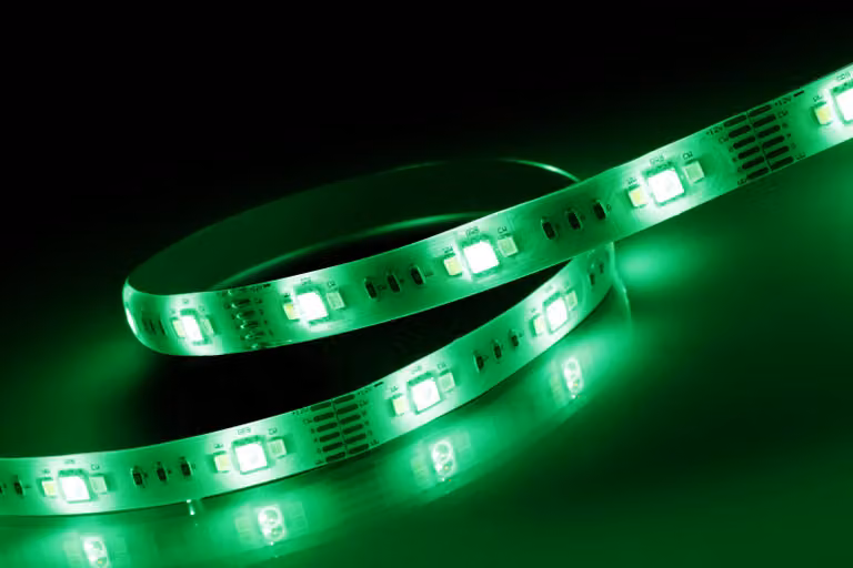 DELTACO SMART HOME Striscia LED, RGB, 2700K-6500K, 3 m, WLAN 2.4GHz, bianco