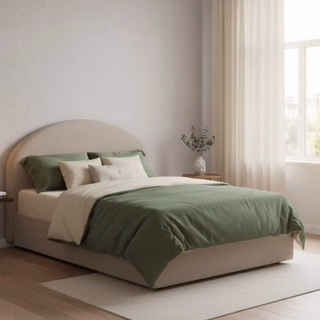 Letto Matrimoniale Adelfia Talamo Italia con Contenitore a Sollevamento, Grigio, 160x200 cm – 1