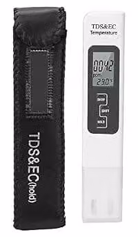 Misuratore digitale multifunzione per la qualità dell'acqua - Tester di conducibilità con display LCD - per acqua potabile e uso professionale