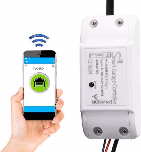 Comando per porte da garage con Wi-Fi - Telecomando - App - Alexa e Assistente Google (UE)