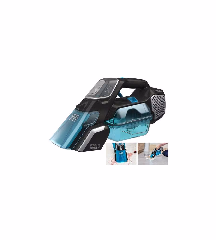 Aspiratutto Smacchiatore Black+Decker 12V BHSB 320JP con Batteria al Litio Ricaricabile, Nero – 2