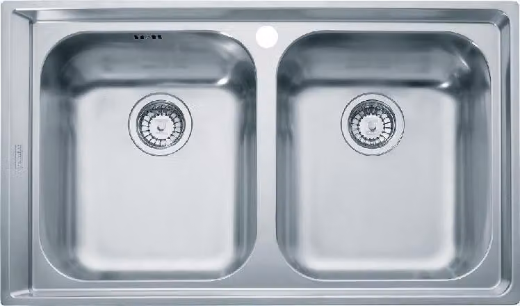 Franke Neptun - Lavello in acciaio inox NEX 620, 860x510 mm 101.0120.273