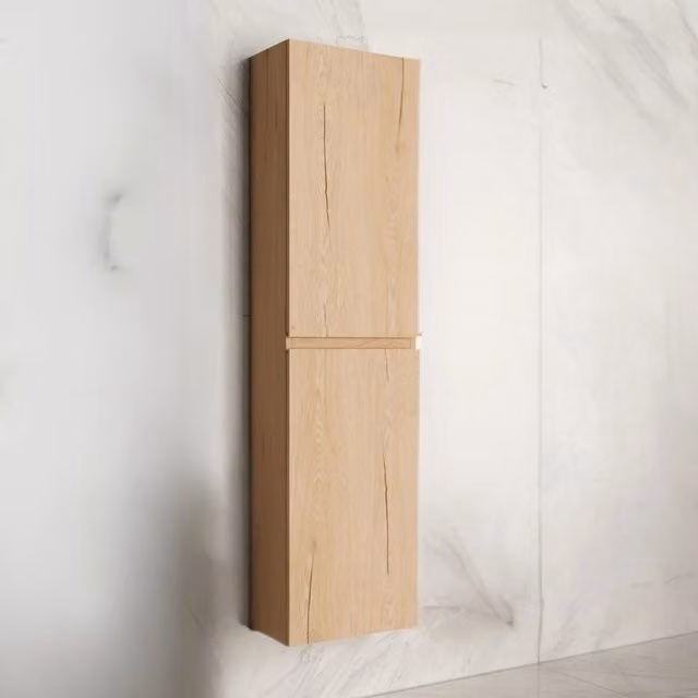 Colonna bagno sospesa Londres con due ante colore rovere