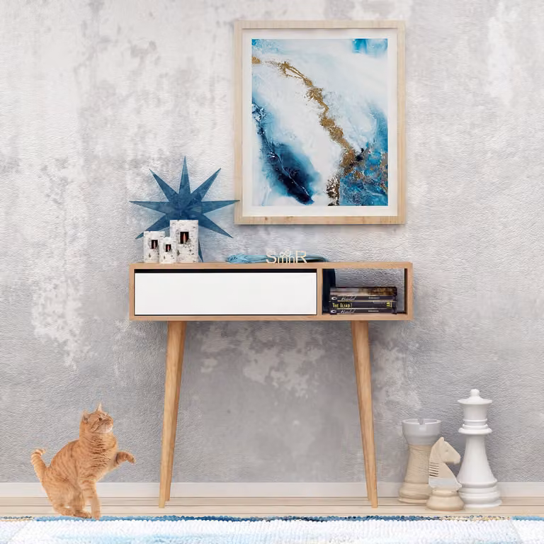 Skye Decor, Oseyo, cassettiera, credenza, rovere, 100 x 94 x 30 cm