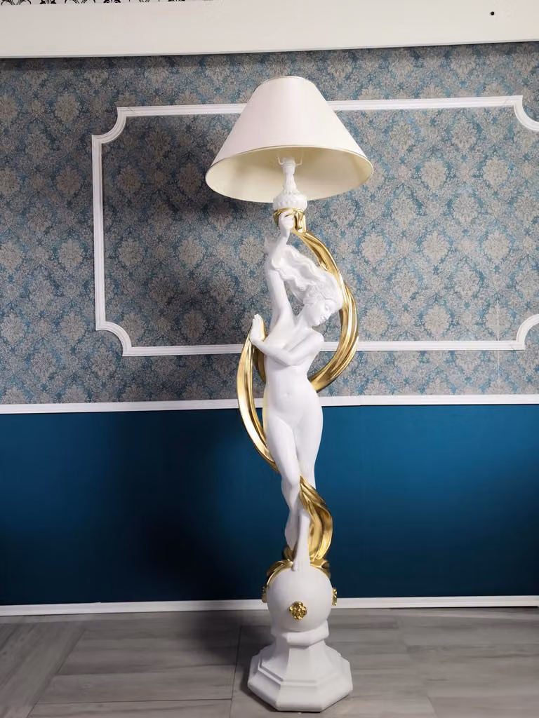 Stehleuchte Stand Leuchte Lampe Lampen Leuchten Design Figur 200cm Skulptur