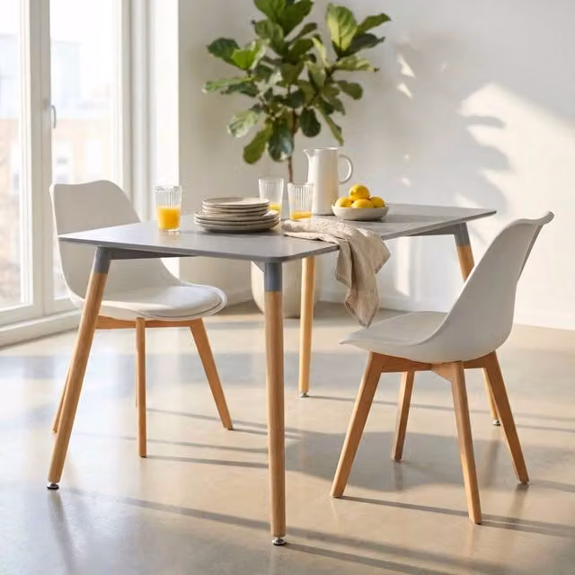 Tavolo da giardino rettangolare Cosma grigio con finitura opaca L: 140 cm