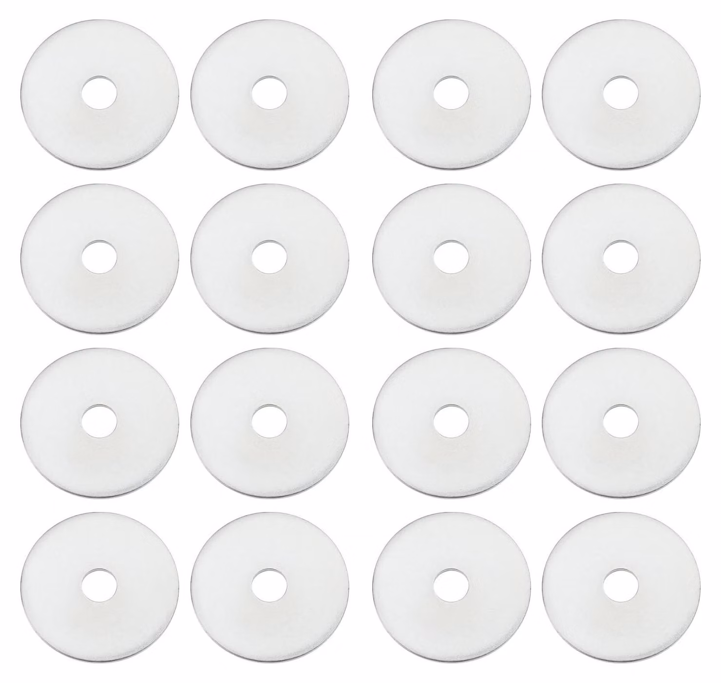 Anelli in acciaio, confezione da 100 pezzi - M6 x 30 mm - Acciaio zincato - Resistenti alla corrosione - Clip di fissaggio - Adattamento preciso - Anelli di fissaggio