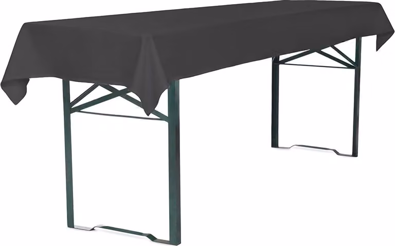 Tovaglia TexDeko per set tenda birra 100x250cm, lavabile (antracite)
