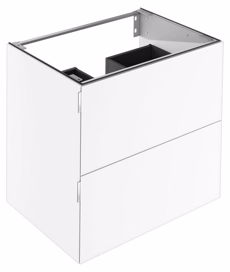 KEUCO EDITION 11 ART meuble sous-lavabo, 2 tiroirs frontaux, 800x700x490mm, 32512840800, 32512840800