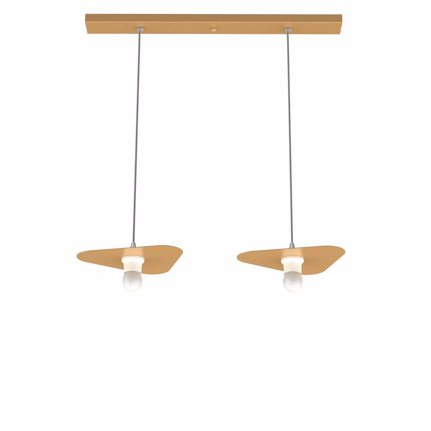 Lampada A Sospensione Cloud Lineare A 2 Luci, Monocolore Opaca