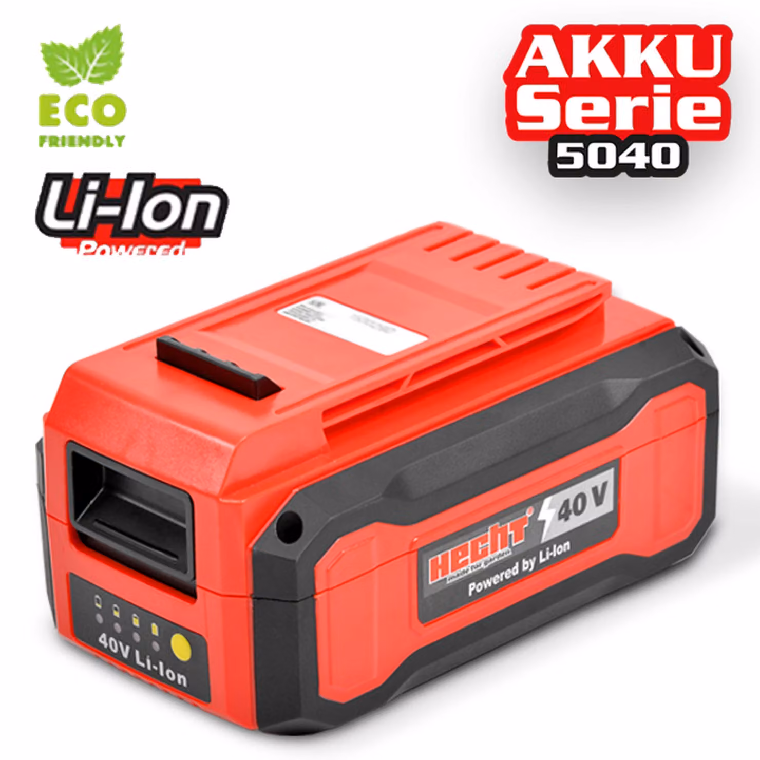 HECHT 005040B Batteria agli ioni di litio | 40V 4Ah | Per tutti i dispositivi HECHT della serie di batterie 5040