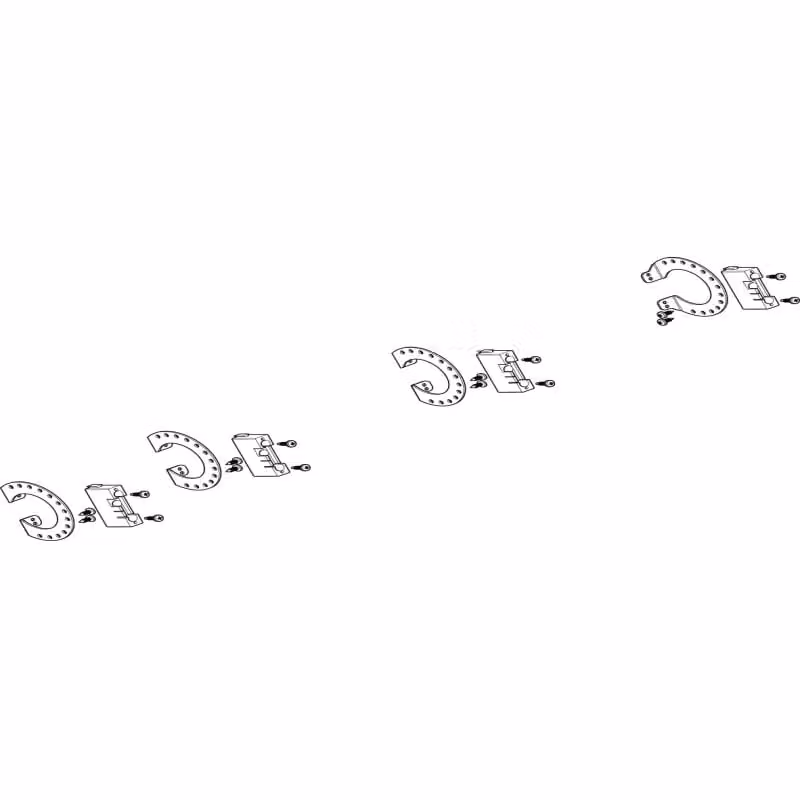 Modulo sbarra collettrice ABN 5FB/1RE N/PE per CU 12x5 - 30x10 mm, unipolare, da montare dietro il profilo MXS51301