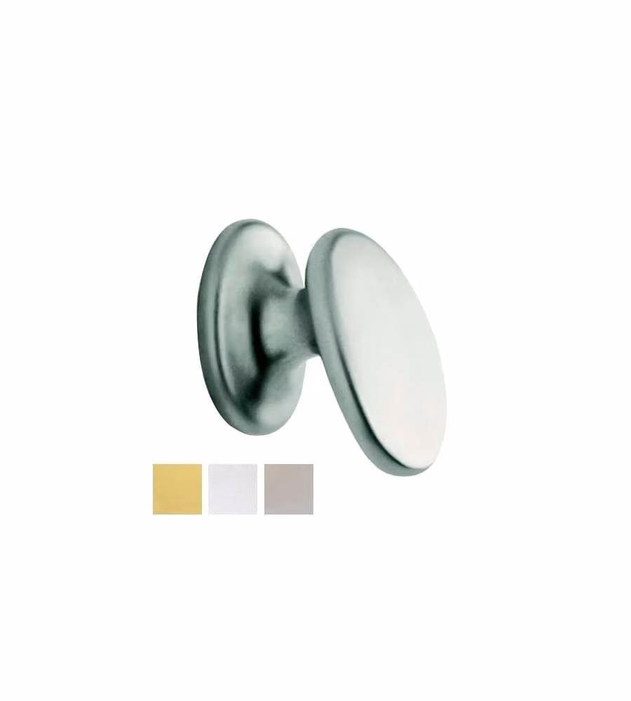 Pomolo Ovale Zama Nickel Opaco   20    23973 Gamet
