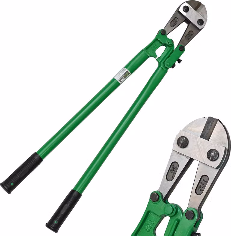Tagliabulloni 30 pollici 750 mm Acciaio al carbonio con ganasce temprate e regolabili, doppio snodo