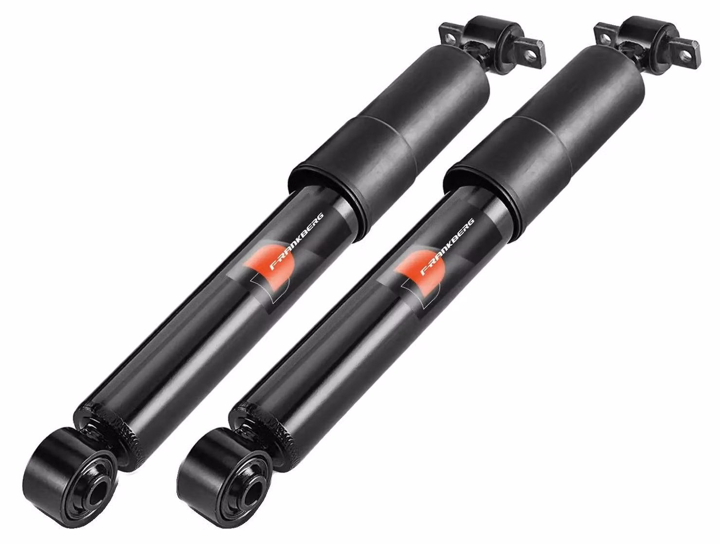 Ammortizzatore, lunghezza massima 444 mm, tipo a gas, design telescopico, sistema a singolo tubo, montaggio tramite occhiello