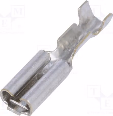 20 connettori: piatti, 0,8 mm di spessore, 2,8 mm di larghezza, per cavi da 0,2 a 0,5 mm², femmina, non isolati, isolati (no), connettore