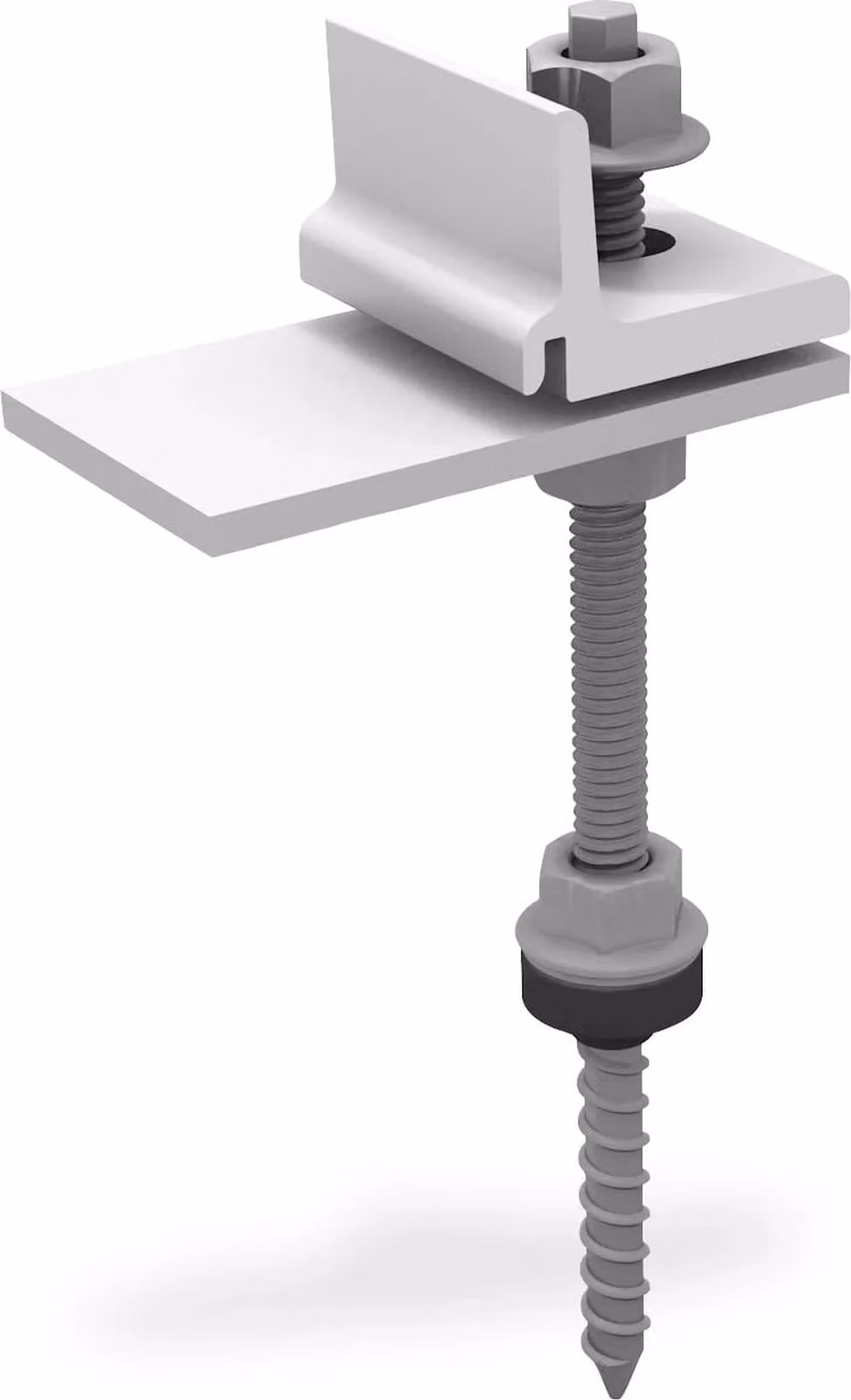 Vite per bastone K2, M10x200, premontata con Climber, guarnizione in fibrocemento, 1 pz.
