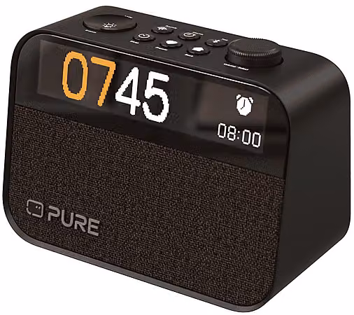 Radiosveglia Pure Moment con Bluetooth, DAB+ e FM, colore nero