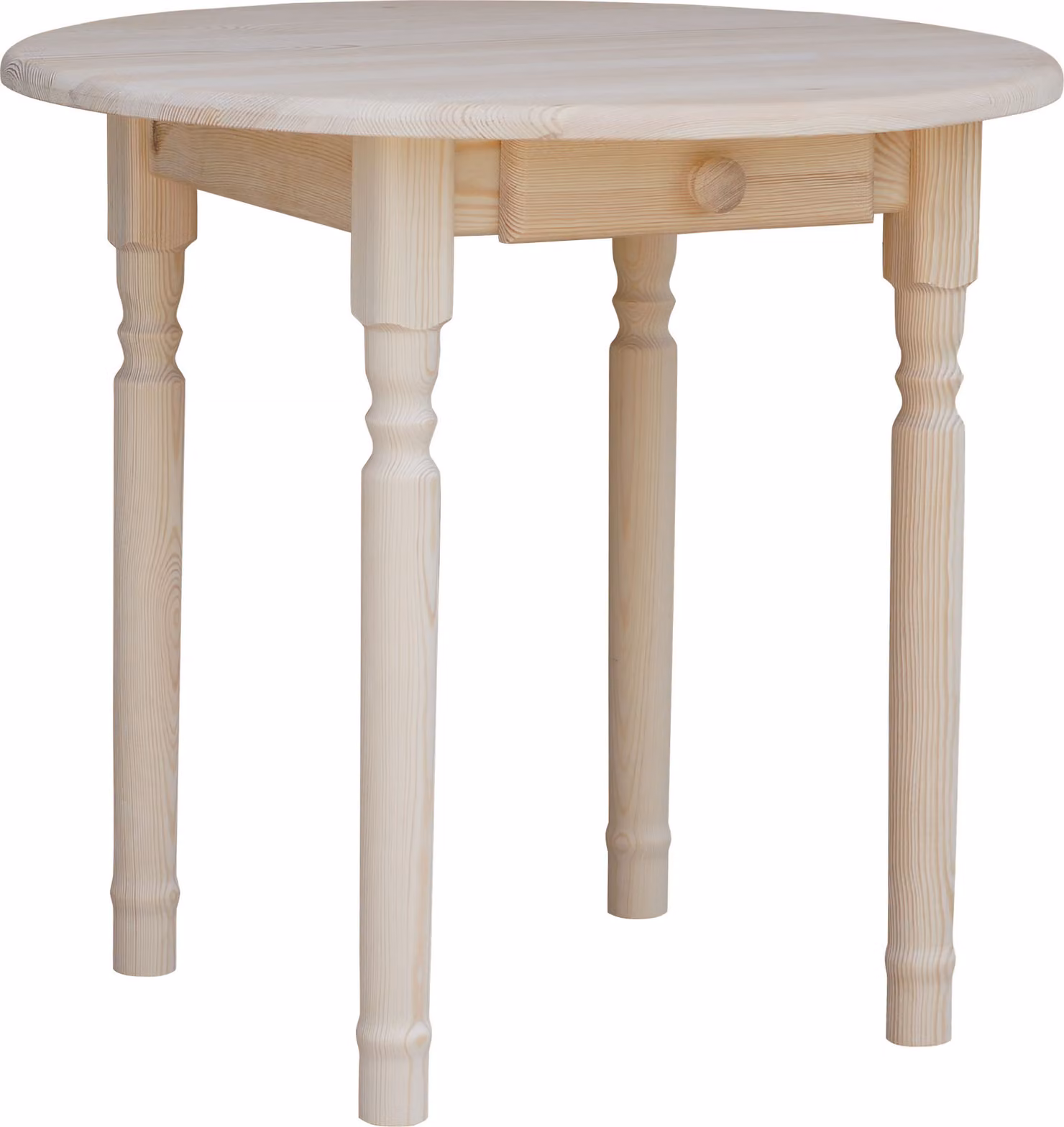 Tavolo da pranzo rotondo II Tavolo da cucina non trattato 90 cm