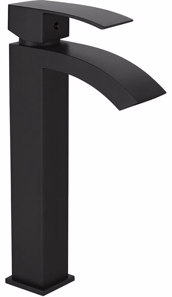CERANO - Miscelatore a colonna per lavabo Octavia - modello alto - nero opaco